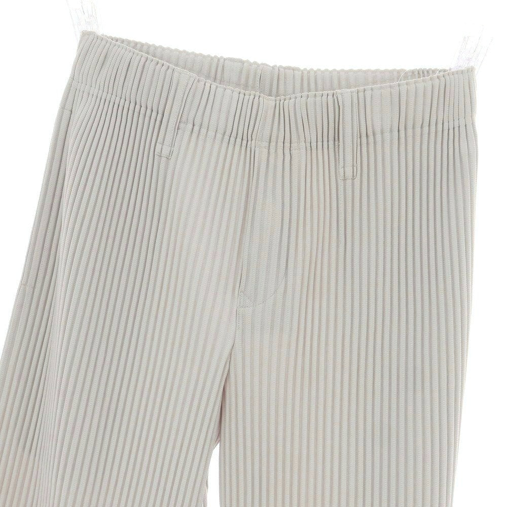 【中古】オム プリッセ イッセイミヤケ HOMME PLISSE ISSEY MIYAKE ポリエステル プリーツ イージーパンツ ライトグレー【 1 】【 状態ランクA 】【 メンズ 】