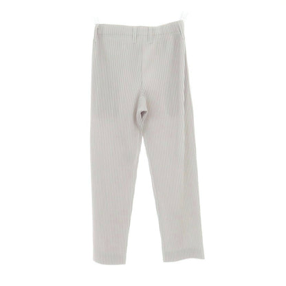 【中古】オム プリッセ イッセイミヤケ HOMME PLISSE ISSEY MIYAKE ポリエステル プリーツ イージーパンツ ライトグレー【 1 】【 状態ランクA 】【 メンズ 】