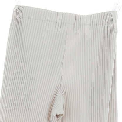 【中古】オム プリッセ イッセイミヤケ HOMME PLISSE ISSEY MIYAKE ポリエステル プリーツ イージーパンツ ライトグレー【 1 】【 状態ランクA 】【 メンズ 】