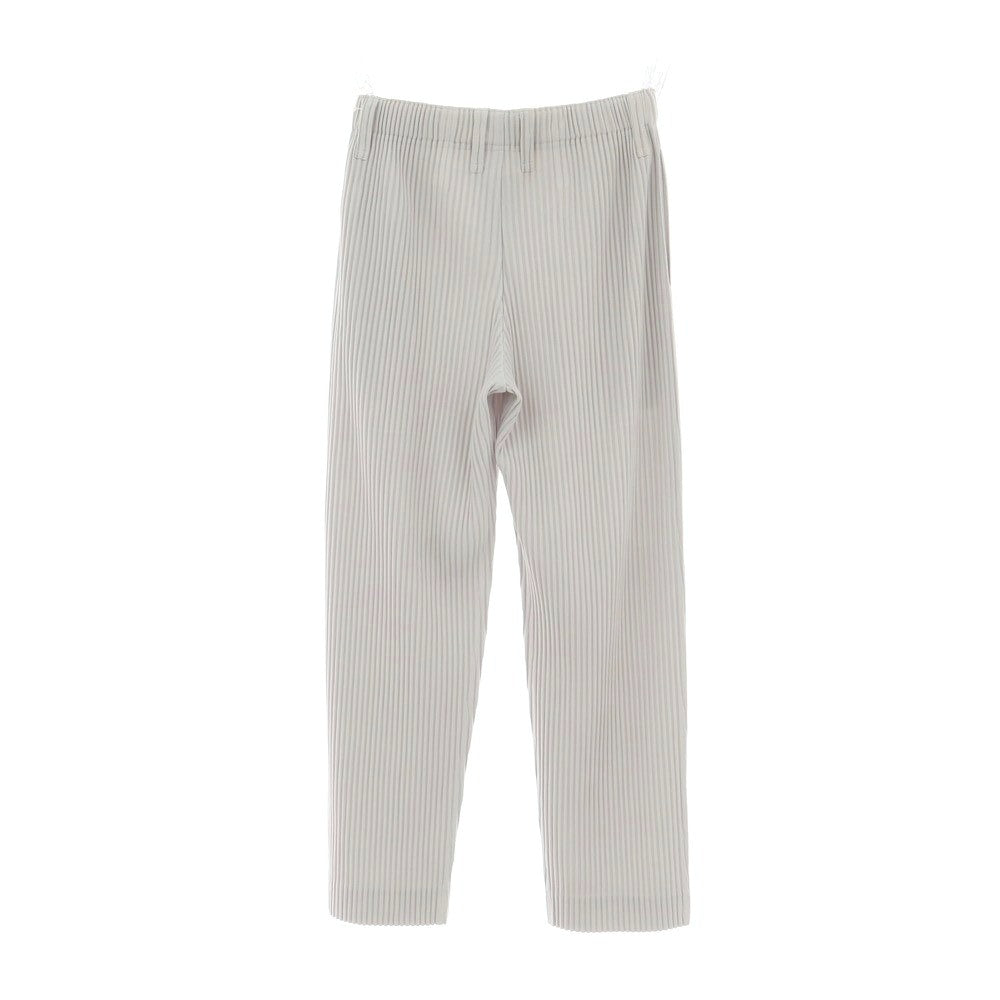 【中古】オム プリッセ イッセイミヤケ HOMME PLISSE ISSEY MIYAKE ポリエステル プリーツ イージーパンツ ライトグレー【 1 】【 状態ランクA 】【 メンズ 】