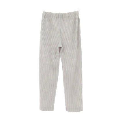 【中古】オム プリッセ イッセイミヤケ HOMME PLISSE ISSEY MIYAKE ポリエステル プリーツ イージーパンツ ライトグレー【 1 】【 状態ランクA 】【 メンズ 】