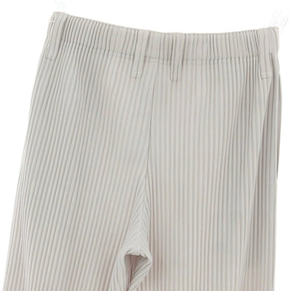 【中古】オム プリッセ イッセイミヤケ HOMME PLISSE ISSEY MIYAKE ポリエステル プリーツ イージーパンツ ライトグレー【 1 】【 状態ランクA 】【 メンズ 】
