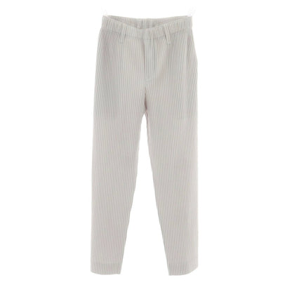 【中古】オム プリッセ イッセイミヤケ HOMME PLISSE ISSEY MIYAKE ポリエステル プリーツ イージーパンツ ライトグレー【 1 】【 状態ランクA 】【 メンズ 】