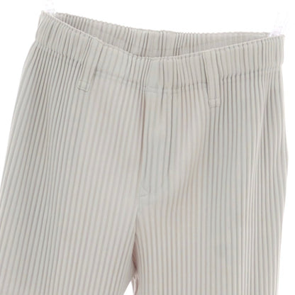 【中古】オム プリッセ イッセイミヤケ HOMME PLISSE ISSEY MIYAKE ポリエステル プリーツ イージーパンツ ライトグレー【 1 】【 状態ランクA 】【 メンズ 】