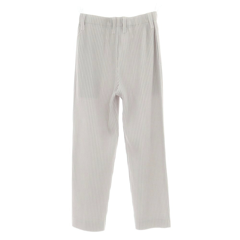 【中古】オム プリッセ イッセイミヤケ HOMME PLISSE ISSEY MIYAKE ポリエステル プリーツ イージーパンツ ライトグレー【 1 】【 状態ランクA 】【 メンズ 】 [CPD]