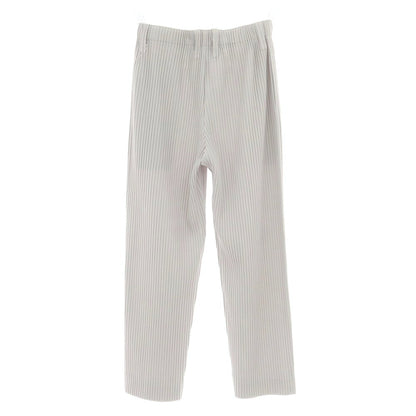【中古】オム プリッセ イッセイミヤケ HOMME PLISSE ISSEY MIYAKE ポリエステル プリーツ イージーパンツ ライトグレー【 1 】【 状態ランクA 】【 メンズ 】