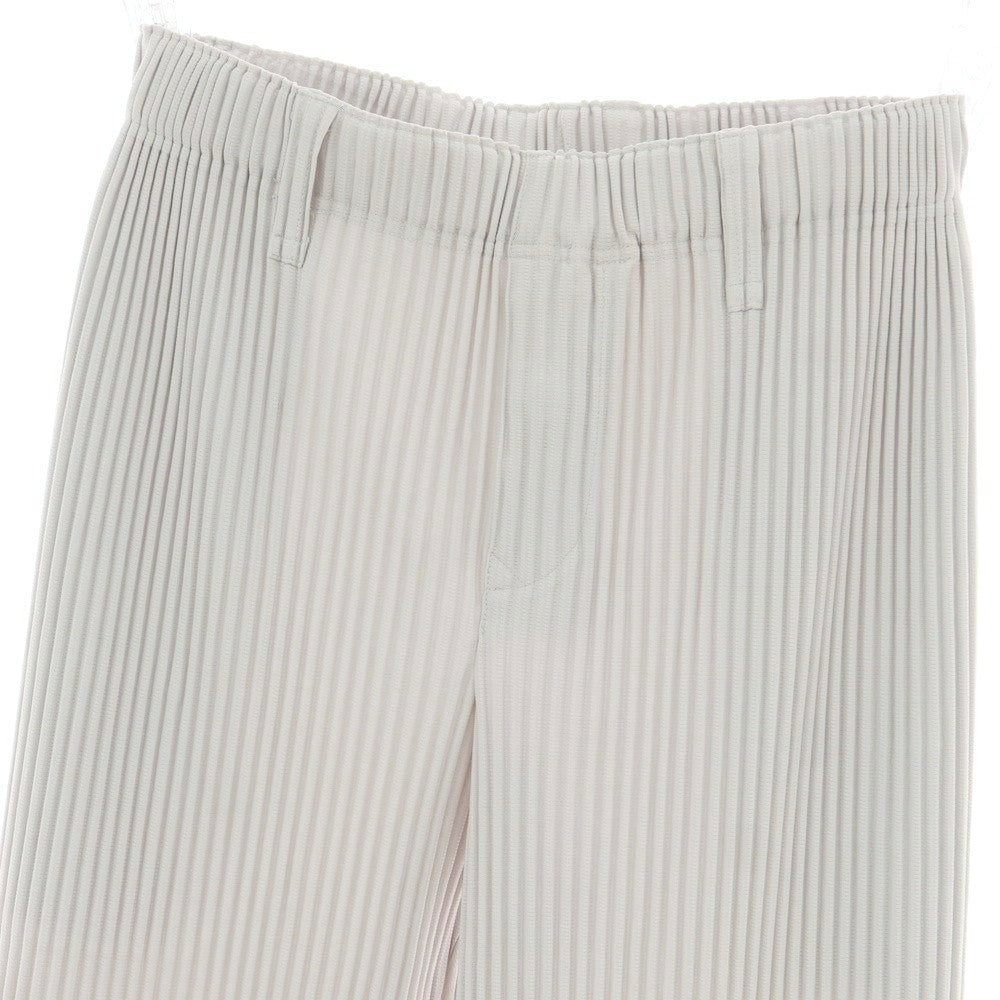 【中古】オム プリッセ イッセイミヤケ HOMME PLISSE ISSEY MIYAKE ポリエステル プリーツ イージーパンツ ライトグレー【 1 】【 状態ランクA 】【 メンズ 】
