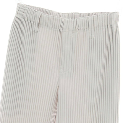 【中古】オム プリッセ イッセイミヤケ HOMME PLISSE ISSEY MIYAKE ポリエステル プリーツ イージーパンツ ライトグレー【 1 】【 状態ランクA 】【 メンズ 】