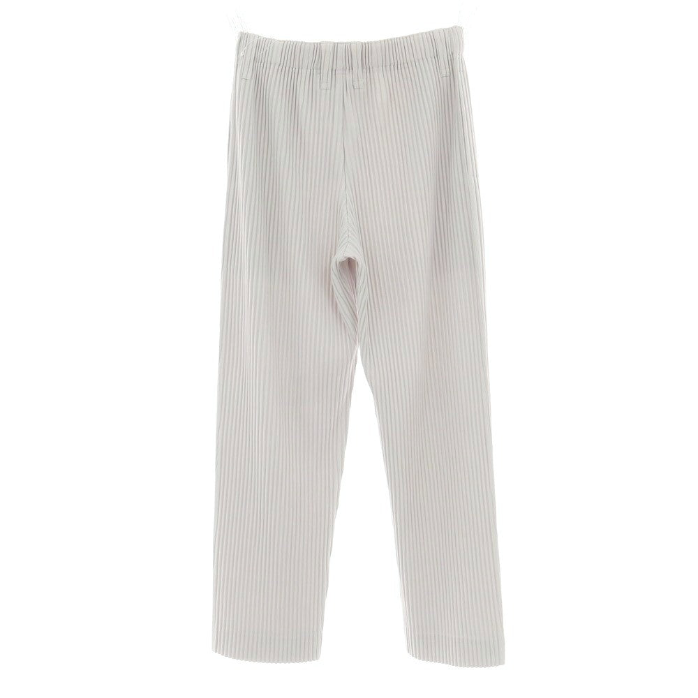 【中古】オム プリッセ イッセイミヤケ HOMME PLISSE ISSEY MIYAKE ポリエステル プリーツ イージーパンツ ライトグレー【 1 】【 状態ランクA 】【 メンズ 】