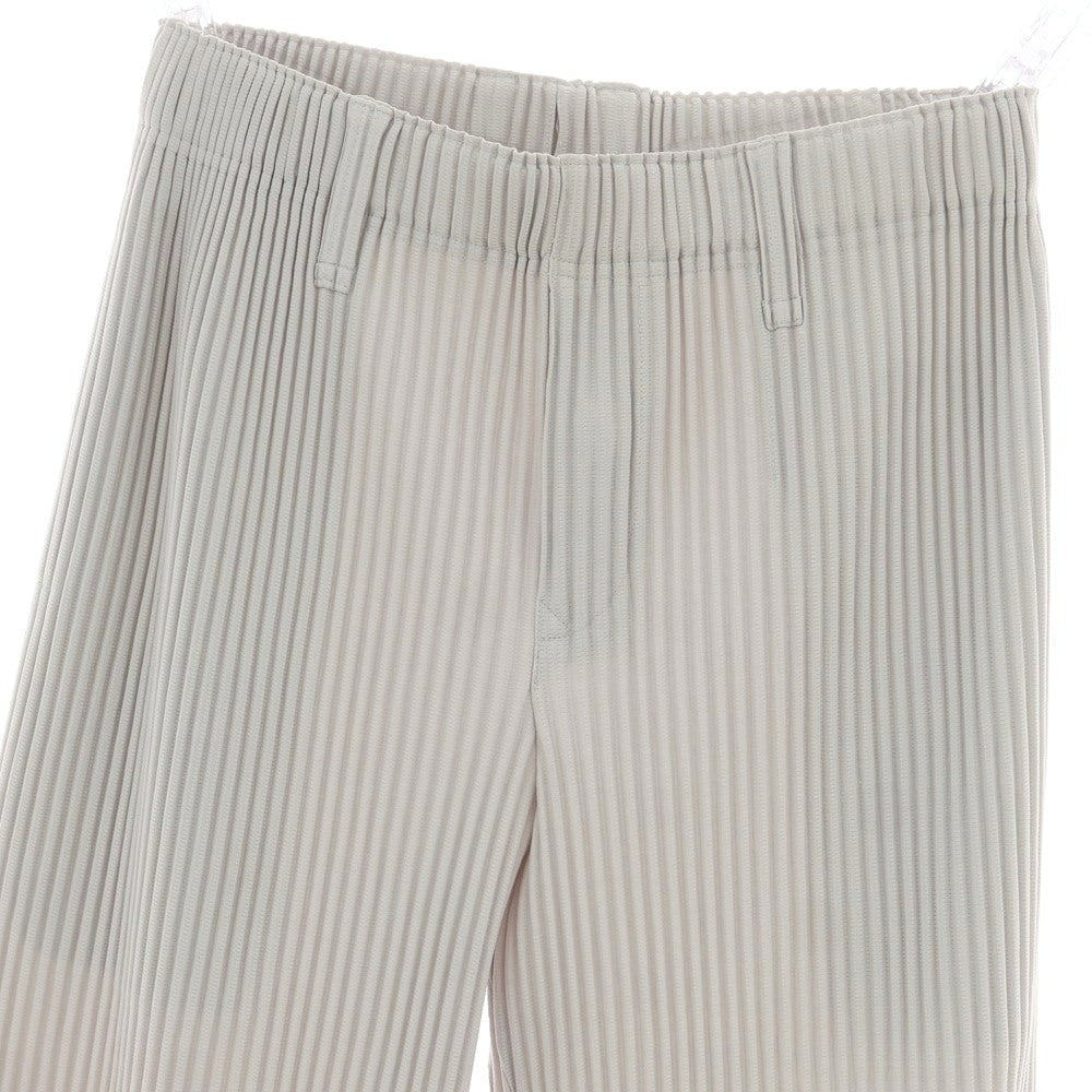 【中古】オム プリッセ イッセイミヤケ HOMME PLISSE ISSEY MIYAKE ポリエステル プリーツ イージーパンツ ライトグレー【 1 】【 状態ランクA 】【 メンズ 】 [CPD]