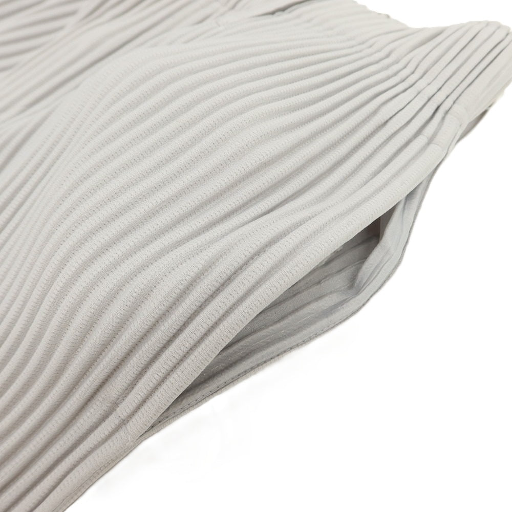 【中古】オム プリッセ イッセイミヤケ HOMME PLISSE ISSEY MIYAKE ポリエステル プリーツ イージーパンツ ライトグレー【 1 】【 状態ランクA 】【 メンズ 】 [CPD]