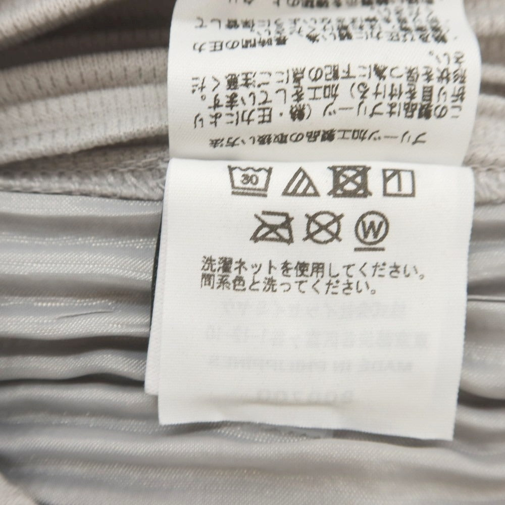 【中古】オム プリッセ イッセイミヤケ HOMME PLISSE ISSEY MIYAKE ポリエステル プリーツ イージーパンツ ライトグレー【 1 】【 状態ランクA 】【 メンズ 】 [CPD]