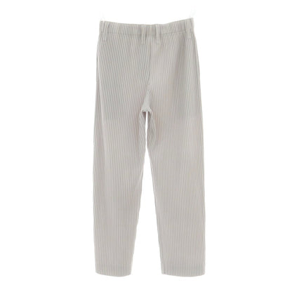 【中古】オム プリッセ イッセイミヤケ HOMME PLISSE ISSEY MIYAKE ポリエステル プリーツ イージーパンツ ライトグレー【 1 】【 状態ランクA 】【 メンズ 】