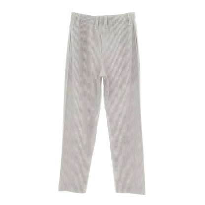【中古】オム プリッセ イッセイミヤケ HOMME PLISSE ISSEY MIYAKE ポリエステル プリーツ イージーパンツ ライトグレー【 1 】【 状態ランクA 】【 メンズ 】