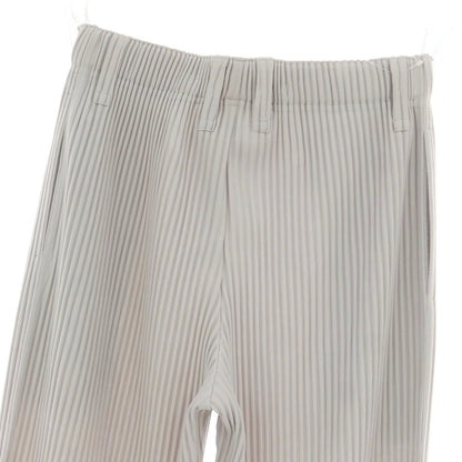 【中古】オム プリッセ イッセイミヤケ HOMME PLISSE ISSEY MIYAKE ポリエステル プリーツ イージーパンツ ライトグレー【 1 】【 状態ランクA 】【 メンズ 】
