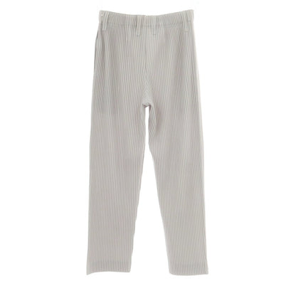 【中古】オム プリッセ イッセイミヤケ HOMME PLISSE ISSEY MIYAKE ポリエステル プリーツ イージーパンツ ライトグレー【 1 】【 状態ランクA 】【 メンズ 】
