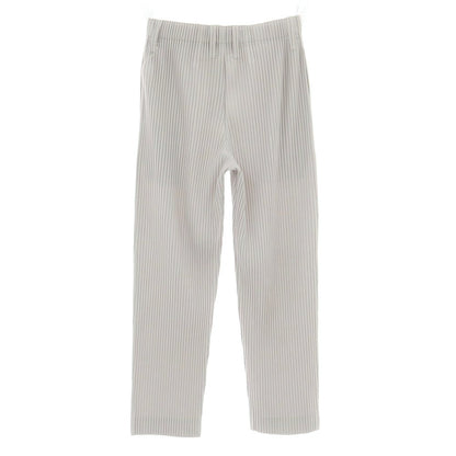 【中古】オム プリッセ イッセイミヤケ HOMME PLISSE ISSEY MIYAKE ポリエステル プリーツ イージーパンツ ライトグレー【 1 】【 状態ランクA 】【 メンズ 】