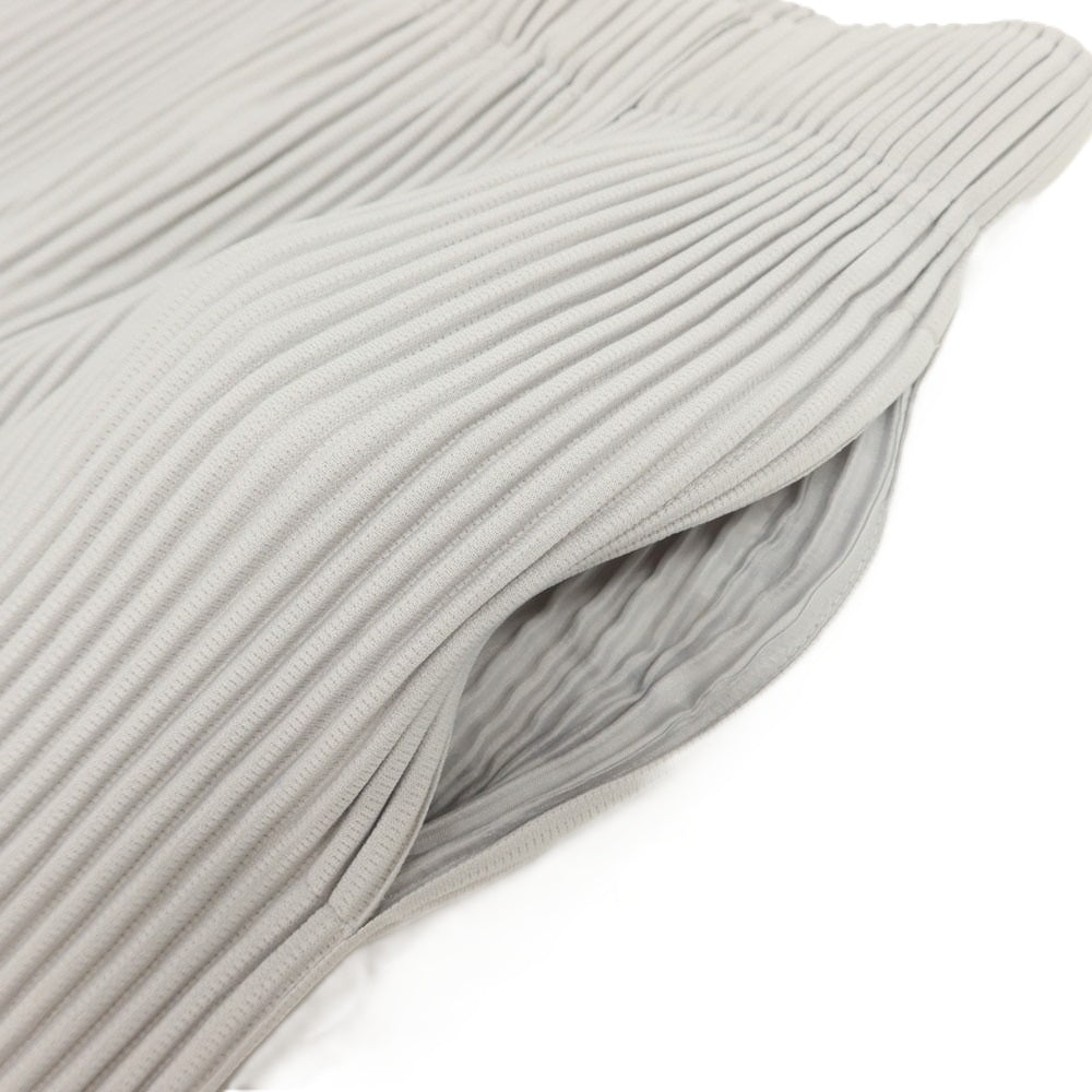 【中古】オム プリッセ イッセイミヤケ HOMME PLISSE ISSEY MIYAKE ポリエステル プリーツ イージーパンツ ライトグレー【 1 】【 状態ランクA 】【 メンズ 】[CPD]