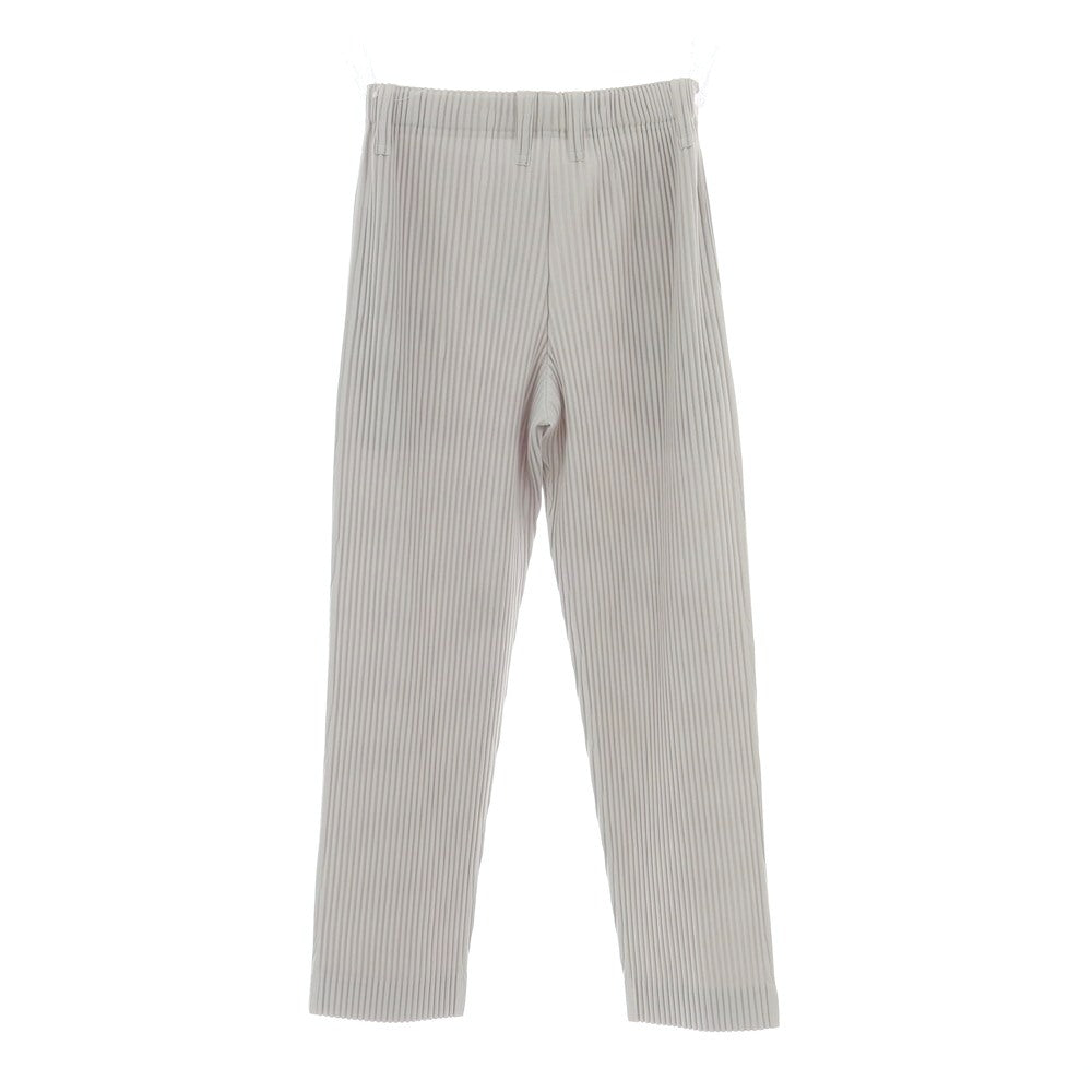 【中古】オム プリッセ イッセイミヤケ HOMME PLISSE ISSEY MIYAKE ポリエステル プリーツ イージーパンツ ライトグレー【 1 】【 状態ランクA 】【 メンズ 】[CPD]