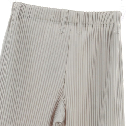 【中古】オム プリッセ イッセイミヤケ HOMME PLISSE ISSEY MIYAKE ポリエステル プリーツ イージーパンツ ライトグレー【 1 】【 状態ランクA 】【 メンズ 】