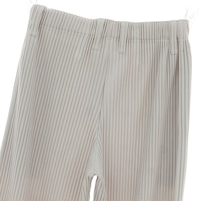 【中古】オム プリッセ イッセイミヤケ HOMME PLISSE ISSEY MIYAKE ポリエステル プリーツ イージーパンツ ライトグレー【 1 】【 状態ランクA 】【 メンズ 】