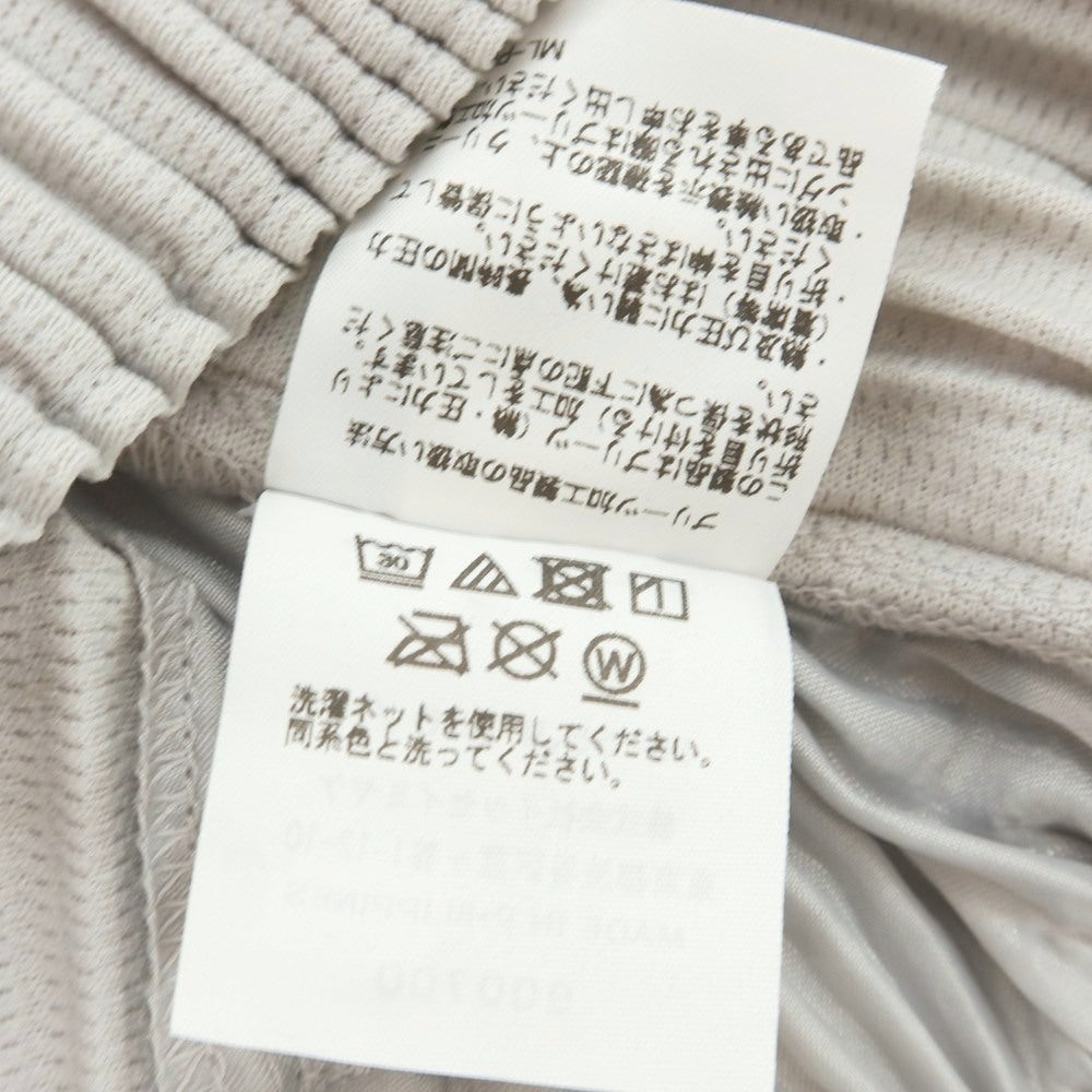 【中古】オム プリッセ イッセイミヤケ HOMME PLISSE ISSEY MIYAKE ポリエステル プリーツ イージーパンツ ライトグレー【 1 】【 状態ランクA 】【 メンズ 】[CPD]