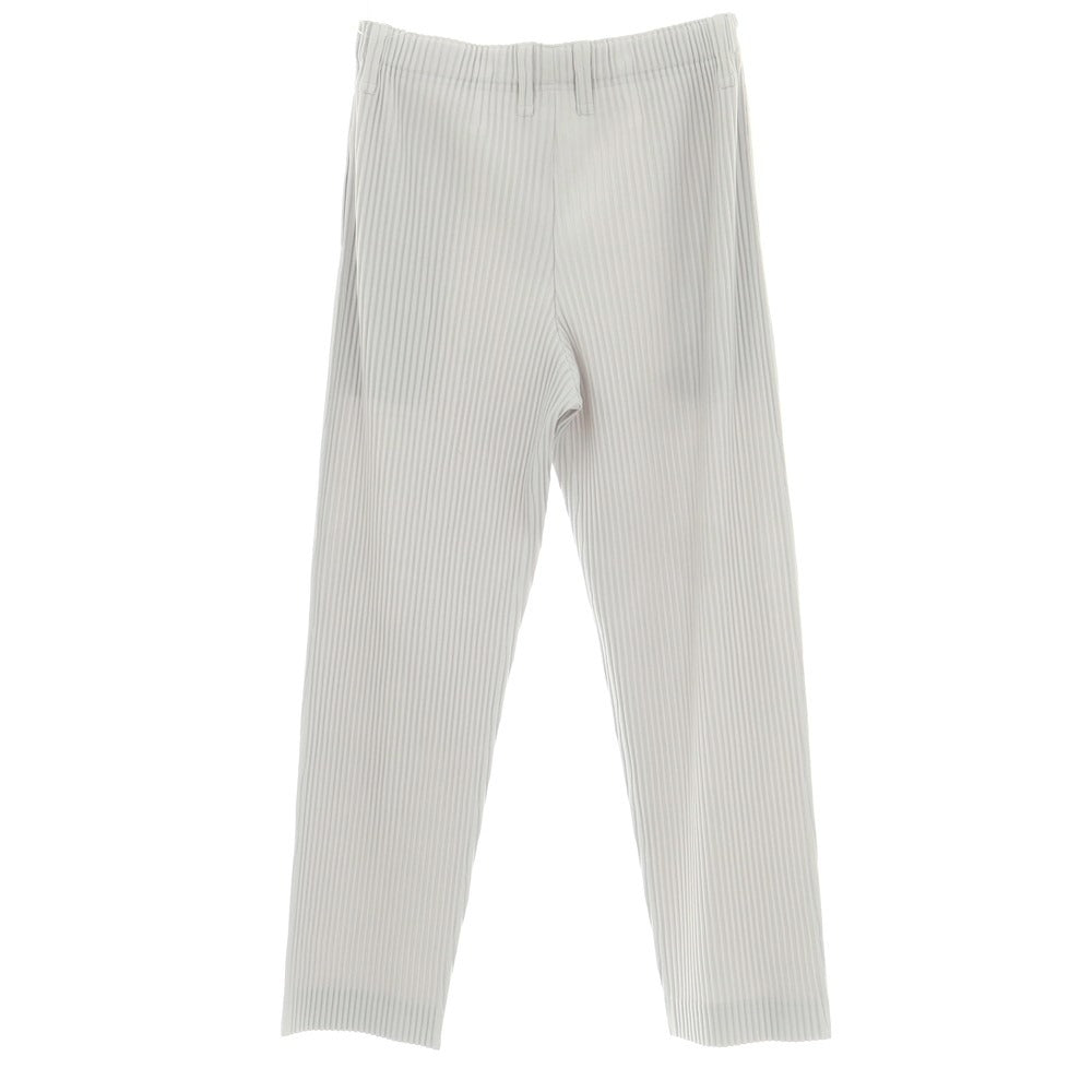 【中古】オム プリッセ イッセイミヤケ HOMME PLISSE ISSEY MIYAKE ポリエステル プリーツ イージーパンツ ライトグレー【 3 】【 状態ランクA 】【 メンズ 】