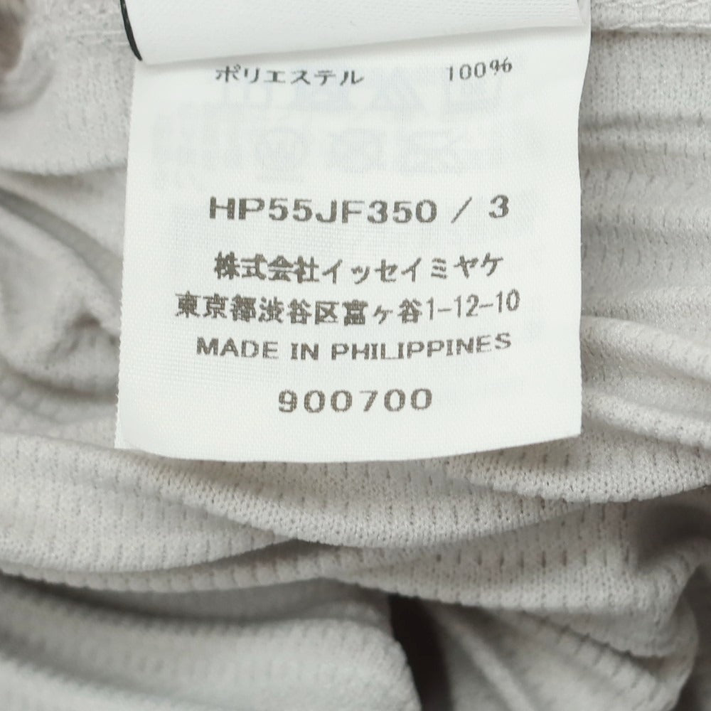 【中古】オム プリッセ イッセイミヤケ HOMME PLISSE ISSEY MIYAKE ポリエステル プリーツ イージーパンツ ライトグレー【 3 】【 状態ランクA 】【 メンズ 】