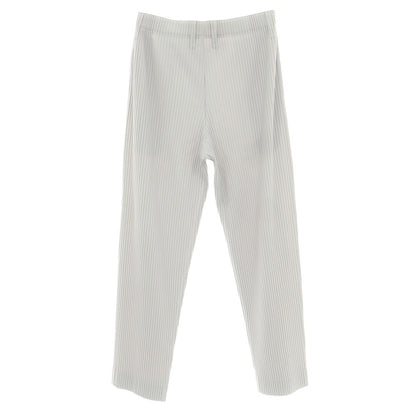 【中古】オム プリッセ イッセイミヤケ HOMME PLISSE ISSEY MIYAKE ポリエステル プリーツ イージーパンツ ライトグレー【 3 】【 状態ランクA 】【 メンズ 】