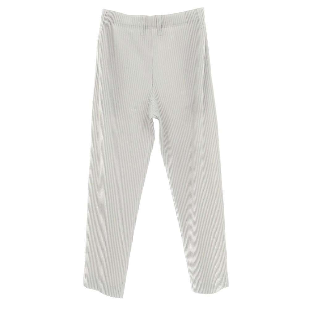 【中古】オム プリッセ イッセイミヤケ HOMME PLISSE ISSEY MIYAKE ポリエステル プリーツ イージーパンツ ライトグレー【 3 】【 状態ランクA 】【 メンズ 】[CPD]