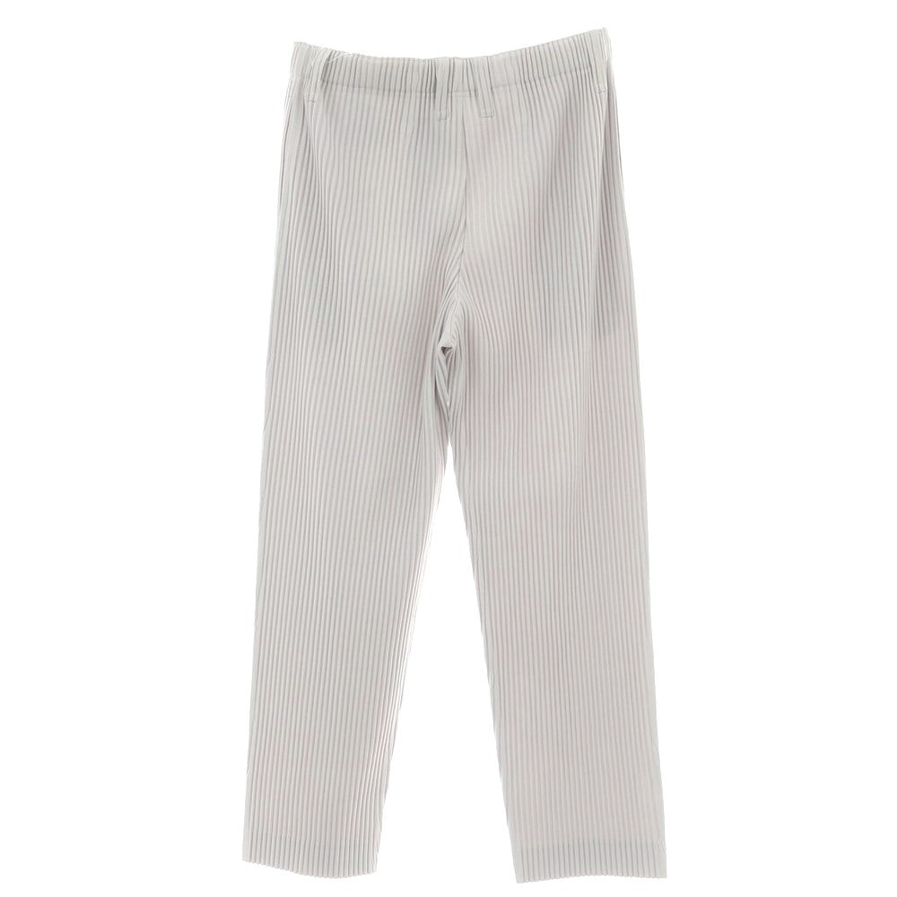 【中古】オム プリッセ イッセイミヤケ HOMME PLISSE ISSEY MIYAKE ポリエステル プリーツ イージーパンツ ライトグレー【 3 】【 状態ランクA 】【 メンズ 】