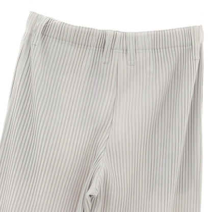 【中古】オム プリッセ イッセイミヤケ HOMME PLISSE ISSEY MIYAKE ポリエステル プリーツ イージーパンツ ライトグレー【 3 】【 状態ランクA 】【 メンズ 】