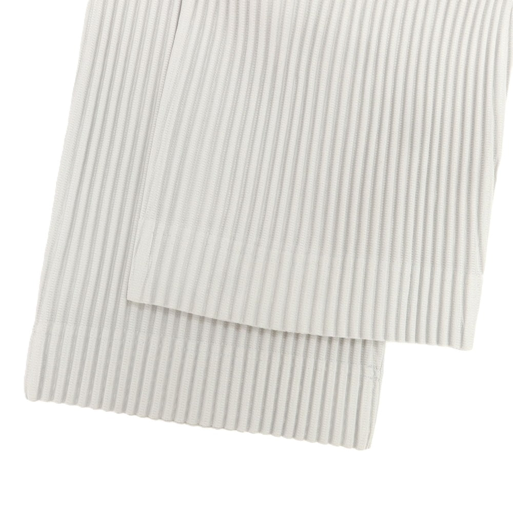 【中古】オム プリッセ イッセイミヤケ HOMME PLISSE ISSEY MIYAKE ポリエステル プリーツ イージーパンツ ライトグレー【 サイズ3 】【 状態ランクA 】【 メンズ 】 [BPD]
