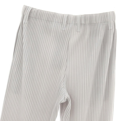【中古】オム プリッセ イッセイミヤケ HOMME PLISSE ISSEY MIYAKE ポリエステル プリーツ イージーパンツ ライトグレー【 3 】【 状態ランクA 】【 メンズ 】