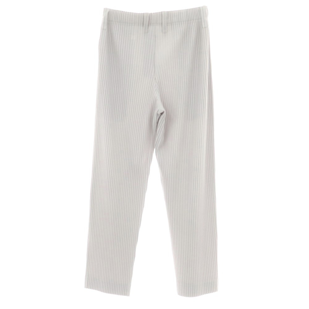 【中古】オム プリッセ イッセイミヤケ HOMME PLISSE ISSEY MIYAKE ポリエステル プリーツ イージーパンツ ライトグレー【 1 】【 状態ランクA 】【 メンズ 】