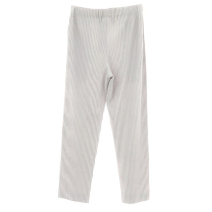 【中古】オム プリッセ イッセイミヤケ HOMME PLISSE ISSEY MIYAKE ポリエステル プリーツ イージーパンツ ライトグレー【 1 】【 状態ランクA 】【 メンズ 】