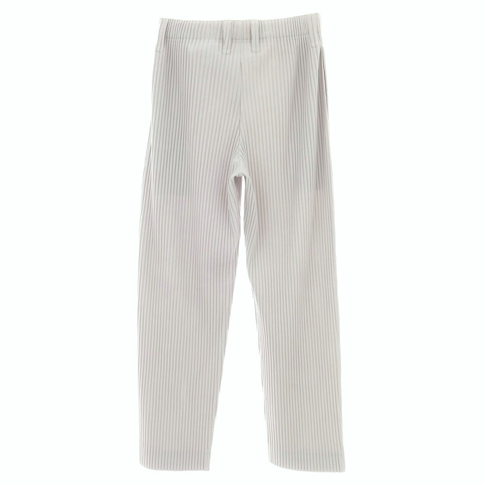 【中古】オム プリッセ イッセイミヤケ HOMME PLISSE ISSEY MIYAKE ポリエステル プリーツ イージーパンツ ライトグレー【サイズ1】【 状態ランクB 】【 メンズ 】[BPD]