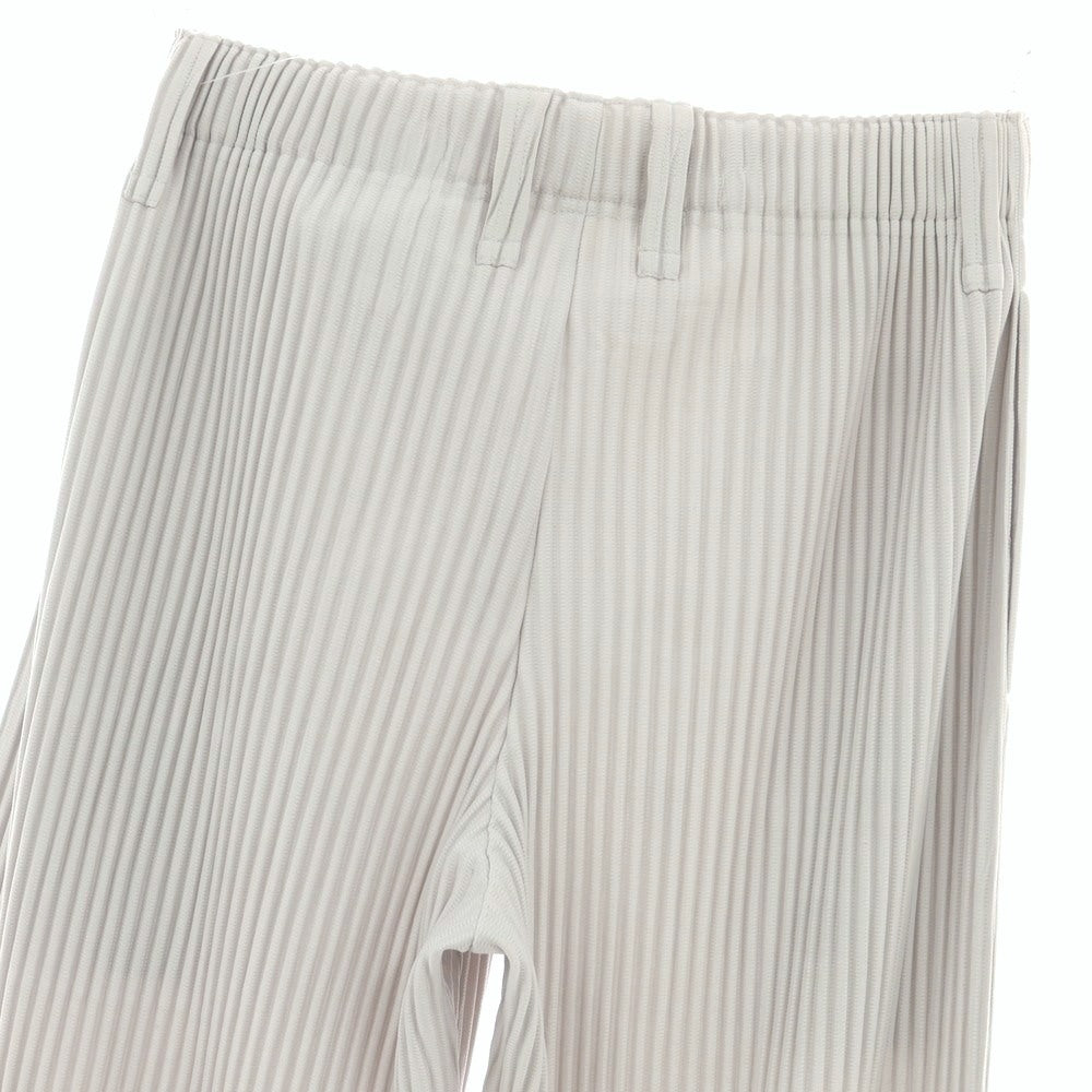 【中古】オム プリッセ イッセイミヤケ HOMME PLISSE ISSEY MIYAKE ポリエステル プリーツ イージーパンツ ライトグレー【サイズ1】【 状態ランクB 】【 メンズ 】[BPD]