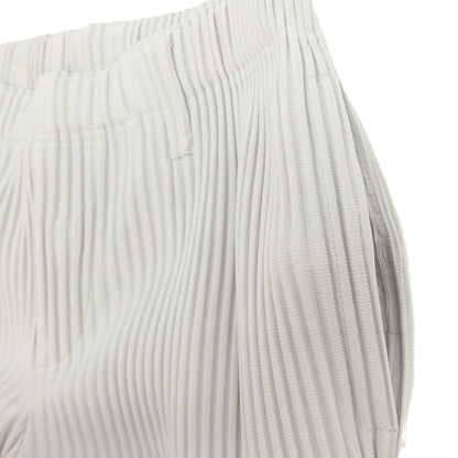 【中古】オム プリッセ イッセイミヤケ HOMME PLISSE ISSEY MIYAKE ポリエステル プリーツ イージーパンツ ライトグレー【 1 】【 状態ランクB 】【 メンズ 】