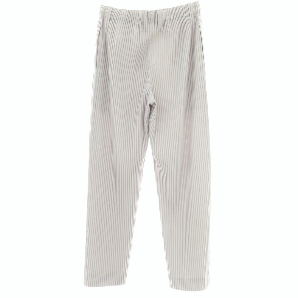 【中古】オム プリッセ イッセイミヤケ HOMME PLISSE ISSEY MIYAKE ポリエステル プリーツ イージーパンツ ライトグレー【サイズ1】【 状態ランクB 】【 メンズ 】[BPD]
