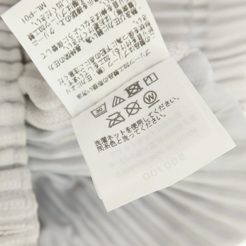 【中古】オム プリッセ イッセイミヤケ HOMME PLISSE ISSEY MIYAKE ポリエステル プリーツ イージーパンツ ライトグレー【 1 】【 状態ランクB 】【 メンズ 】