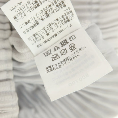 【中古】オム プリッセ イッセイミヤケ HOMME PLISSE ISSEY MIYAKE ポリエステル プリーツ イージーパンツ ライトグレー【 1 】【 状態ランクB 】【 メンズ 】