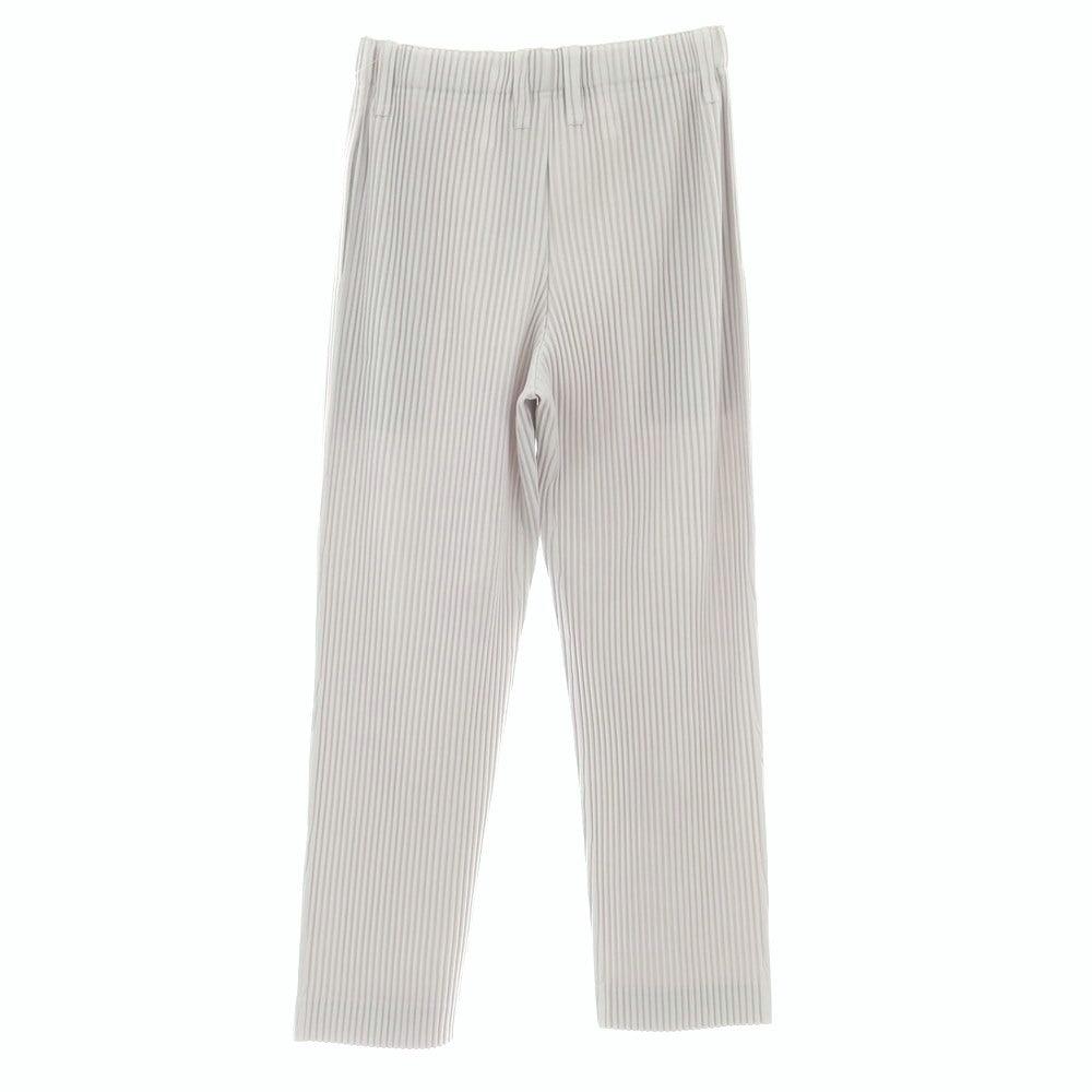 【中古】オム プリッセ イッセイミヤケ HOMME PLISSE ISSEY MIYAKE ポリエステル プリーツ イージーパンツ ライトグレー【 サイズ1 】【 状態ランクA 】【 メンズ 】 [BPD]