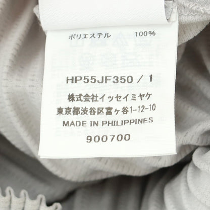 【中古】オム プリッセ イッセイミヤケ HOMME PLISSE ISSEY MIYAKE ポリエステル プリーツ イージーパンツ ライトグレー【 1 】【 状態ランクB 】【 メンズ 】