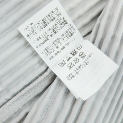 【中古】オム プリッセ イッセイミヤケ HOMME PLISSE ISSEY MIYAKE ポリエステル プリーツ加工 2B カジュアルジャケット ライトグレー【 3 】【 状態ランクA 】【 メンズ 】
