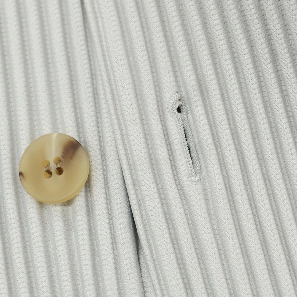 【中古】オム プリッセ イッセイミヤケ HOMME PLISSE ISSEY MIYAKE プリーツ加工ジャケット ライトグレー【 3 】【 状態ランクB 】【 メンズ 】