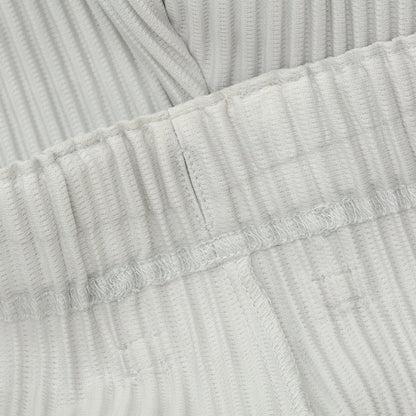 【中古】オム プリッセ イッセイミヤケ HOMME PLISSE ISSEY MIYAKE ポリエステル プリーツ イージーパンツ ライトグレー【 3 】【 状態ランクA 】【 メンズ 】