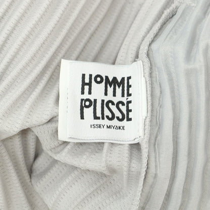 【中古】オム プリッセ イッセイミヤケ HOMME PLISSE ISSEY MIYAKE ポリエステル プリーツ イージーパンツ ライトグレー【 3 】【 状態ランクA 】【 メンズ 】