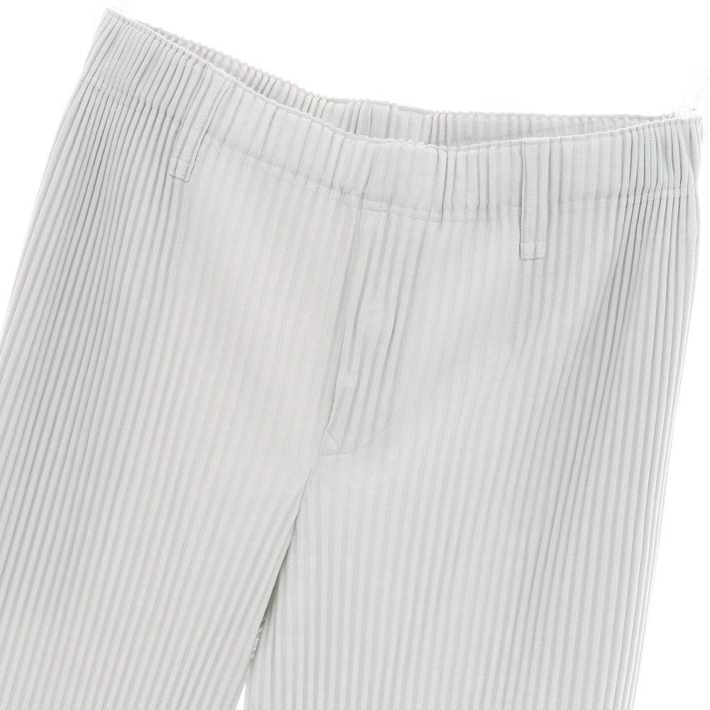 【中古】オム プリッセ イッセイミヤケ HOMME PLISSE ISSEY MIYAKE ポリエステル プリーツ イージーパンツ ライトグレー【 3 】【 状態ランクA 】【 メンズ 】