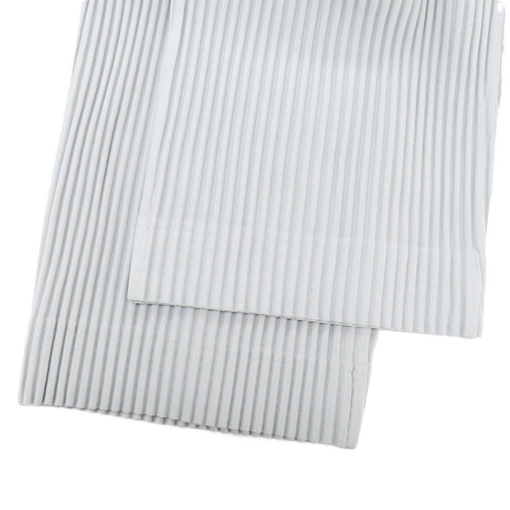 【中古】オム プリッセ イッセイミヤケ HOMME PLISSE ISSEY MIYAKE ポリエステル プリーツ イージーパンツ ライトグレー【 3 】【 状態ランクA 】【 メンズ 】